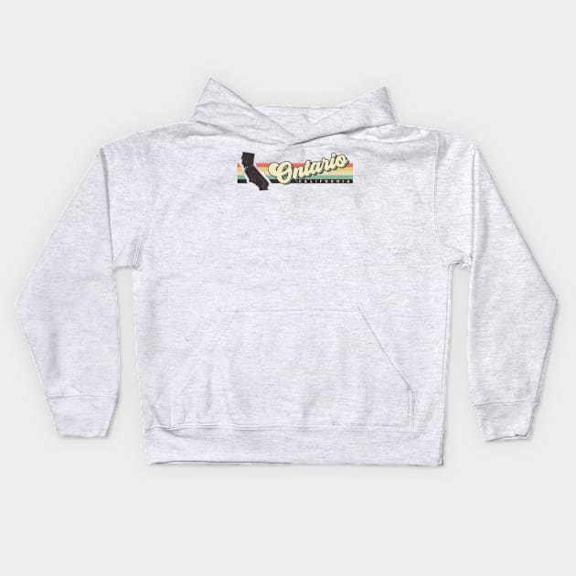 Ontario California city Kids Hoodie by SerenityByAlex